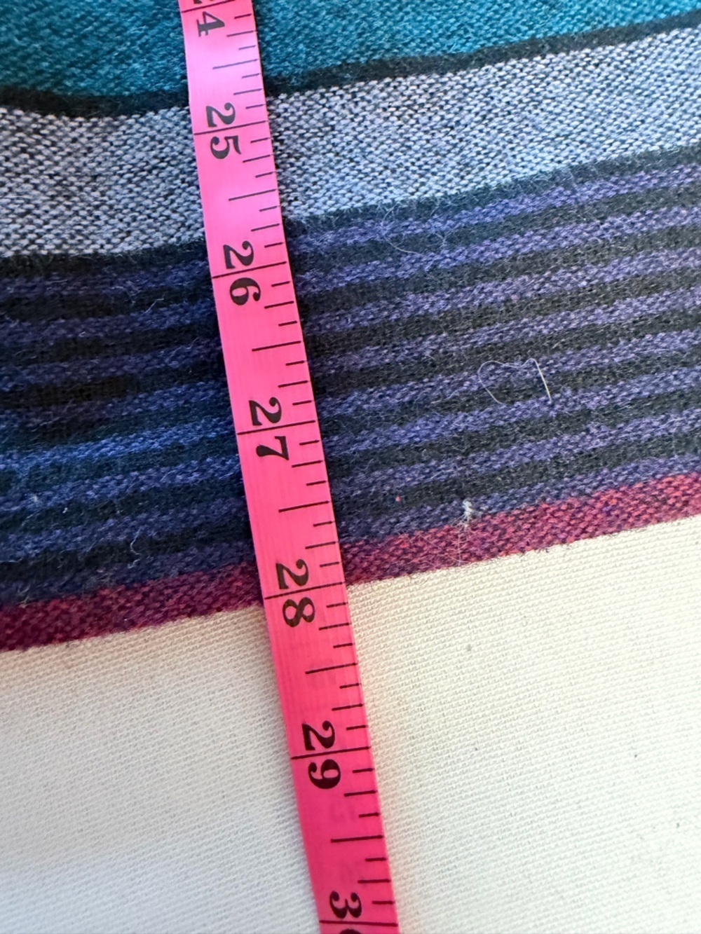 Vintage Plaid Purple Blue Retro Dolman Sleeve Vest and Midi Skirt Set Union Tag - Picture 13 of 13